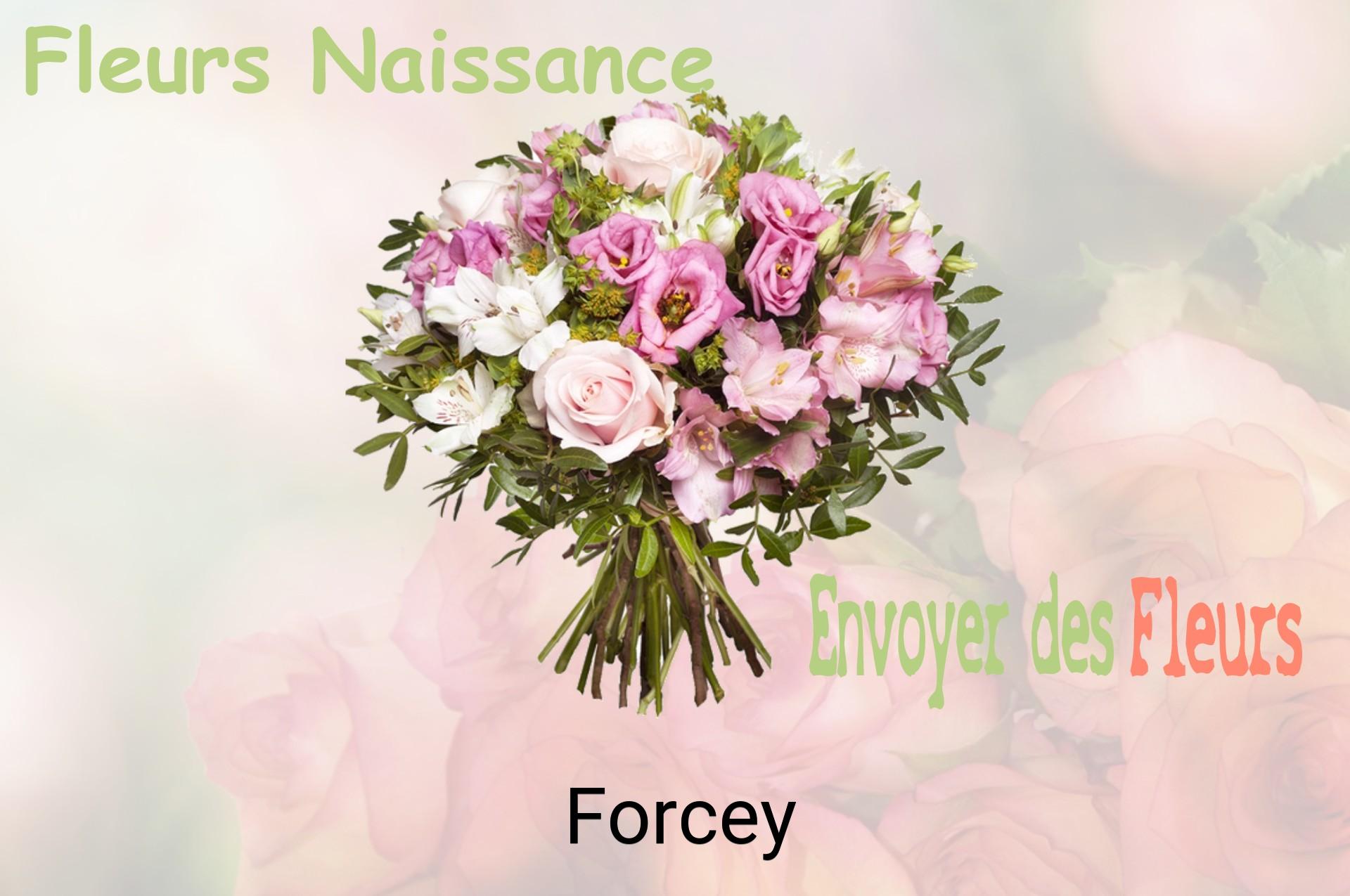 Bouquet de fleurs de naissance livré à Forcey